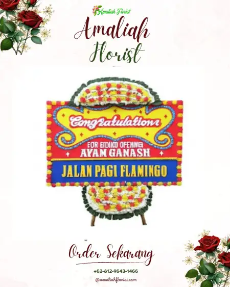 Sewa Papan Bunga Linge